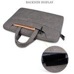 Bolsa de Negócios para Portátil em PU Fosco ST06SDJ com Alça de Ombro Destacável, 13.3 polegadas, 14.1-15.4 polegadas, 15.6 polegadas