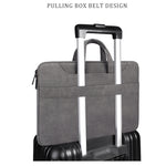 Bolsa de Negócios para Portátil em PU Fosco ST06SDJ com Alça de Ombro Destacável, 13.3 polegadas, 14.1-15.4 polegadas, 15.6 polegadas