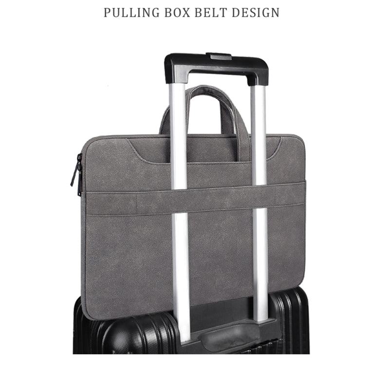Bolsa de Negócios para Portátil em PU Fosco ST06SDJ com Alça de Ombro Destacável, 13.3 polegadas, 14.1-15.4 polegadas, 15.6 polegadas