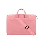 Bolsa de Negócios para Portátil em PU Fosco ST06SDJ com Alça de Ombro Destacável, 13.3 polegadas, 14.1-15.4 polegadas, 15.6 polegadas