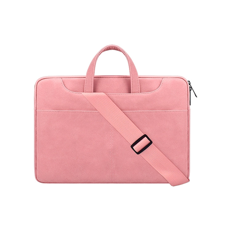 Bolsa de Negócios para Portátil em PU Fosco ST06SDJ com Alça de Ombro Destacável, 13.3 polegadas, 14.1-15.4 polegadas, 15.6 polegadas