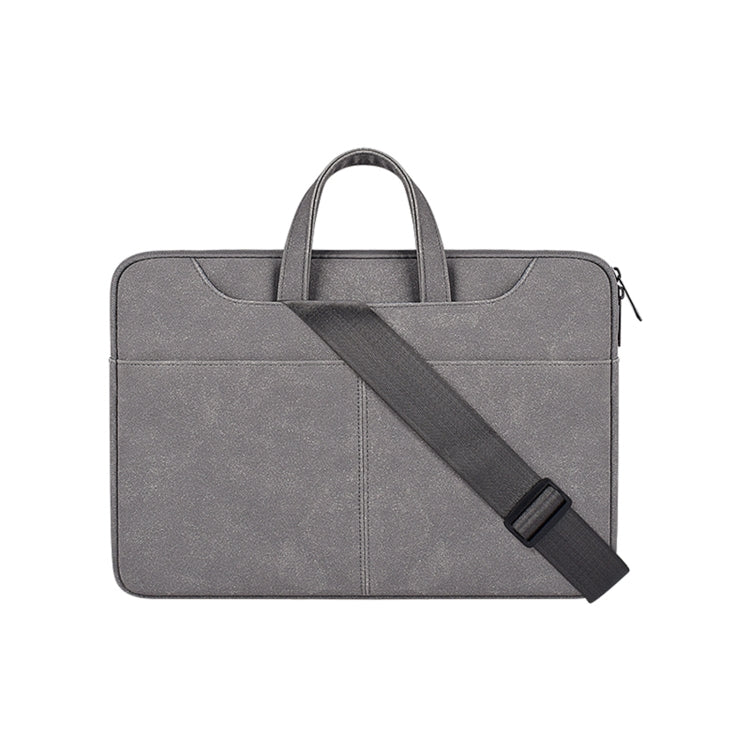 Bolsa de Negócios para Portátil em PU Fosco ST06SDJ com Alça de Ombro Destacável, 13.3 polegadas, 14.1-15.4 polegadas, 15.6 polegadas