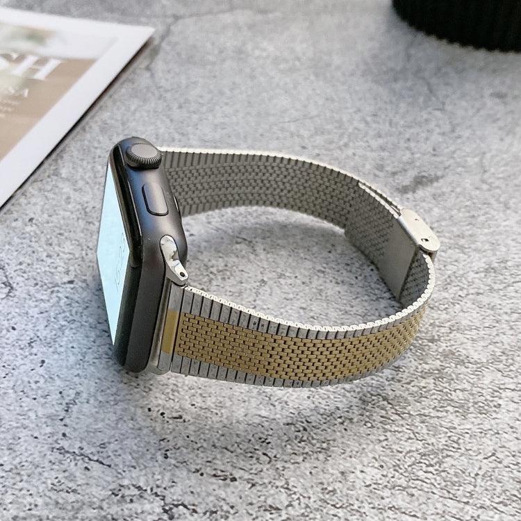 Correia de substituição em aço para cintura pequena, Para Apple Watch Series 7  41mm / & 6 & SE & 5 & 4 40mm, Para Apple Watch Series  7  45mm / & 6 & SE & 5 & 4 44mm