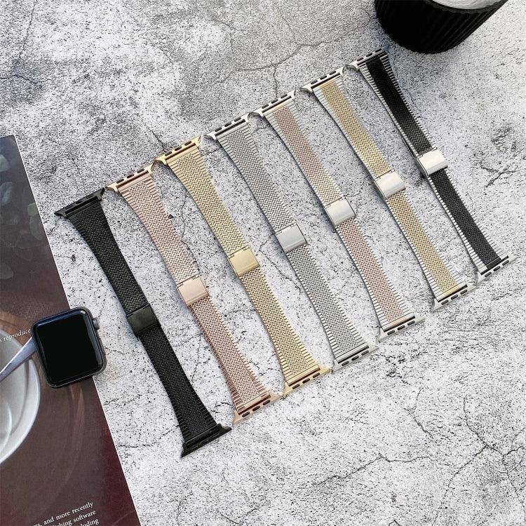 Correia de substituição em aço para cintura pequena, Para Apple Watch Series 7  41mm / & 6 & SE & 5 & 4 40mm, Para Apple Watch Series  7  45mm / & 6 & SE & 5 & 4 44mm
