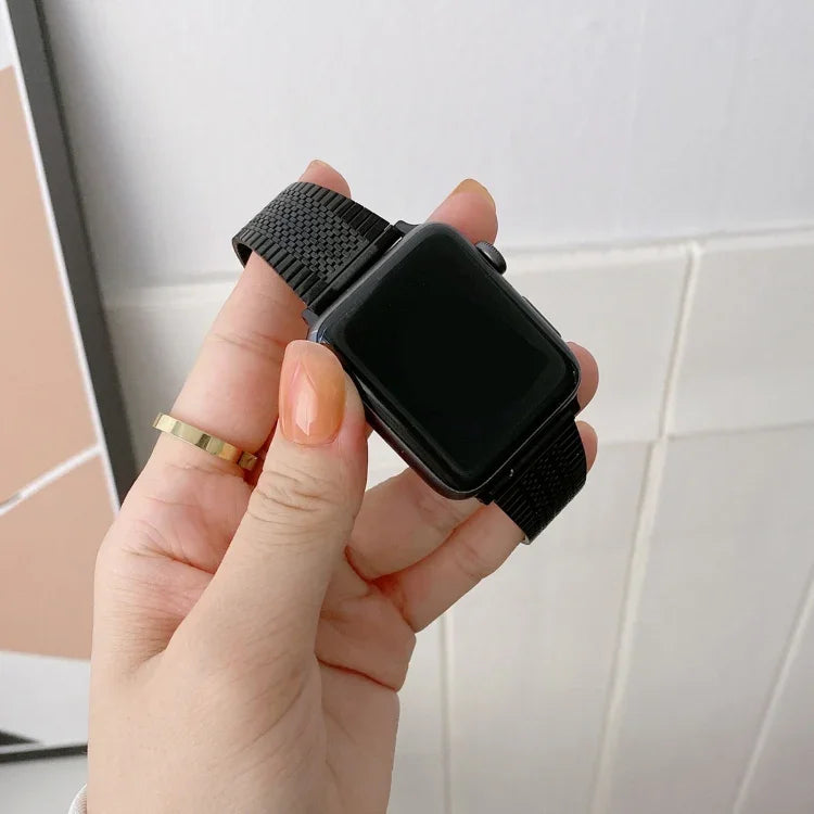 Correia de substituição em aço para cintura pequena, Para Apple Watch Series 7  41mm / & 6 & SE & 5 & 4 40mm, Para Apple Watch Series  7  45mm / & 6 & SE & 5 & 4 44mm