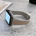 Correia de substituição em aço para cintura pequena, Para Apple Watch Series 7  41mm / & 6 & SE & 5 & 4 40mm, Para Apple Watch Series  7  45mm / & 6 & SE & 5 & 4 44mm