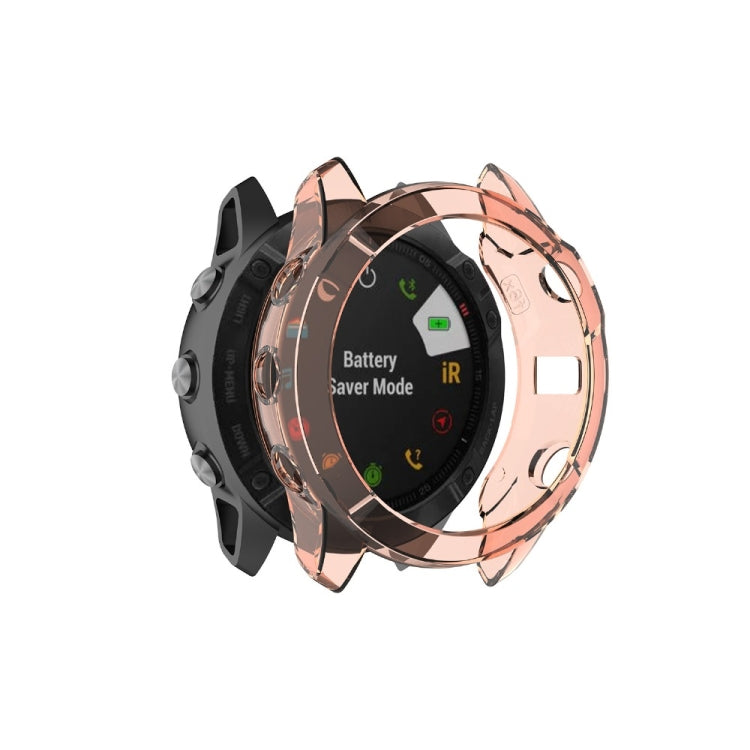 Smart Watch Half Coverage TPU Protective Case, For Garmin Fenix 6 / 6 Pro, For Garmin Fenix 6S / 6S Pro, For Garmin Fenix 6X / 6X Pro