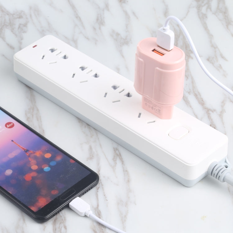 Carregador de Viagem Macarons 13-22 2.1A Dual USB, Ficha UE, EUA
