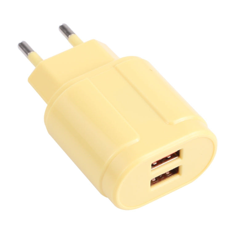 Carregador de Viagem Macarons 13-22 2.1A Dual USB, Ficha UE, EUA