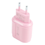 Carregador de Viagem Macarons 13-3 QC3.0 USB Único, Ficha UE, EUA