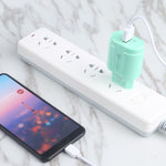 Carregador de Viagem Macarons 13-3 QC3.0 USB Único, Ficha UE, EUA