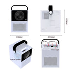 Projetor Digital LED HD Portátil WEJOY Y2 1920x1080P 100 ANSI Lumens Home Theater, Versão com Controlo Tátil por Bateria, Android 9.0, 2G+16G, Y2 Ficha US