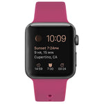 Pulseira substituta de silicone para Apple Watch Series 7 41mm / 6 & SE & 5 & 4 40mm / 3 & 2 & 1 38mm, 7 45mm / 6 & SE & 5 & 4 44mm / 3 & 2 & 1 42mm