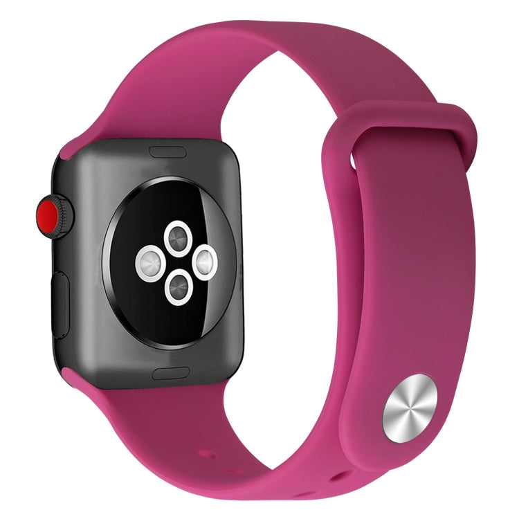 Pulseira substituta de silicone para Apple Watch Series 7 41mm / 6 & SE & 5 & 4 40mm / 3 & 2 & 1 38mm, 7 45mm / 6 & SE & 5 & 4 44mm / 3 & 2 & 1 42mm