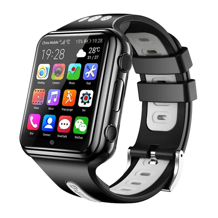 Relógio Smartphone Inteligente W5 com Ecrã Completo de 1,54 polegadas e Duas Câmaras, Suporta Cartão SIM / Rastreamento GPS / Trajetória em Tempo Real / Monitorização de Temperatura, 1GB+16GB, 2GB+16GB, 2GB+32GB