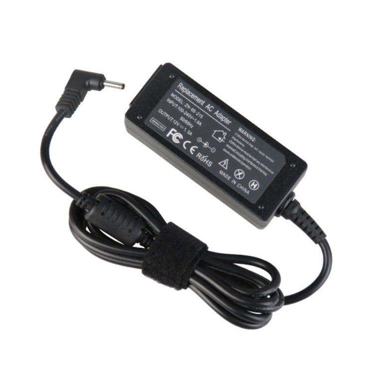 Adaptador de Energia ZH-65-215 12V 1.5A para Portátil Acer, Comprimento do Cabo: 1,5m