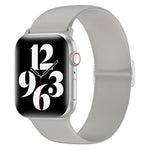 Correia de substituição elástica em silicone Para Apple Watch Series, 7 45mm / 6 & SE & 5 & 4 44mm / 3 & 2 & 1 42mm