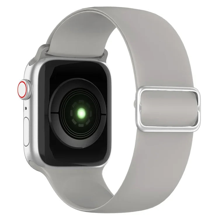 Correia de substituição elástica em silicone Para Apple Watch Series, 7 45mm / 6 & SE & 5 & 4 44mm / 3 & 2 & 1 42mm