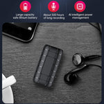 Caneta Gravadora B800LI com Clipe, Redução de Ruído HD, Suporta Cartão TF, Gravação com Uma Tecla e OTG, 8GB, 16GB, 32GB, 128GB