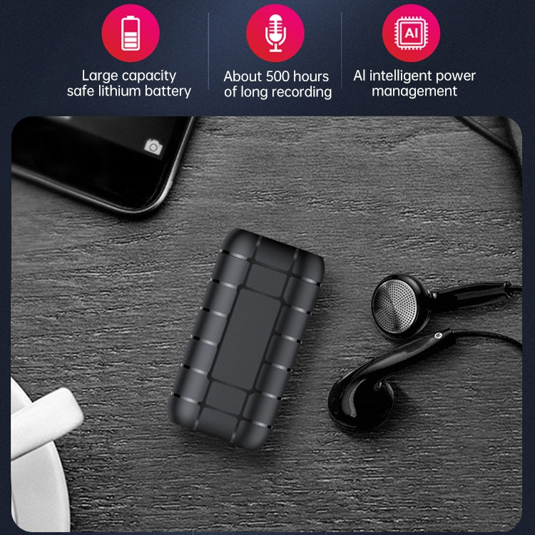 Caneta Gravadora B800LI com Clipe, Redução de Ruído HD, Suporta Cartão TF, Gravação com Uma Tecla e OTG, 8GB, 16GB, 32GB, 128GB