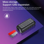 Caneta Gravadora B800LI com Clipe, Redução de Ruído HD, Suporta Cartão TF, Gravação com Uma Tecla e OTG, 8GB, 16GB, 32GB, 128GB