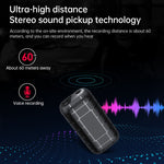 Caneta Gravadora B800LI com Clipe, Redução de Ruído HD, Suporta Cartão TF, Gravação com Uma Tecla e OTG, 8GB, 16GB, 32GB, 128GB