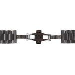 Correia de Relógio em Aço Inoxidável, Para Apple Watch Series 7 41mm / 6 & SE & 5 & 4 40mm / 3 & 2 & 1 38mm, Para Apple Watch Series 7 45mm / 6 & SE & 5 & 4 44mm / 3 & 2 & 1 42mm