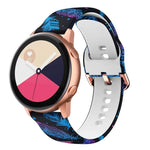 Pulseira de substituição em silicone com impressão, para Samsung Galaxy Watch 42mm