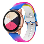 Pulseira de substituição em silicone com impressão, para Samsung Galaxy Watch 42mm