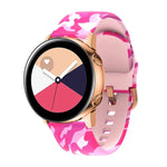Pulseira de substituição em silicone com impressão, para Samsung Galaxy Watch 42mm