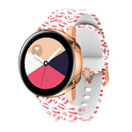 Pulseira de substituição em silicone com impressão, para Samsung Galaxy Watch 42mm