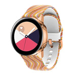 Pulseira de substituição em silicone com impressão, para Samsung Galaxy Watch 46mm