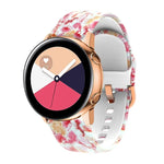Pulseira de substituição em silicone com impressão, para Samsung Galaxy Watch 46mm