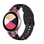 Pulseira de substituição em silicone com impressão, para Samsung Galaxy Watch 46mm