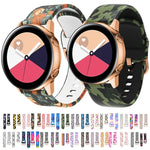 Pulseira de substituição em silicone com impressão, para Samsung Galaxy Watch 46mm