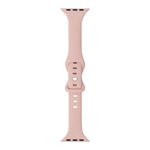 Slimming 8-buckle Silicone Replacement Strap Watchband, For Apple Watch Series 7  41mm / & 6 & SE & 5 & 4 40mm, For Apple Watch Series  7  45mm / & 6 & SE & 5 & 4 44mm