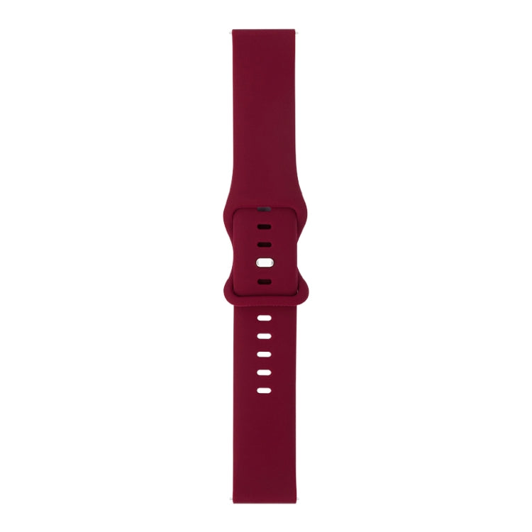 Correia de Substituição em Silicone com 8 Fivelas para Relógio, Para Samsung Galaxy Watch Active, Para Huawei Watch GT 2 42mm, Para Huawei Watch GT 2 46mm, Para Huawei Watch GT 2e 46mm