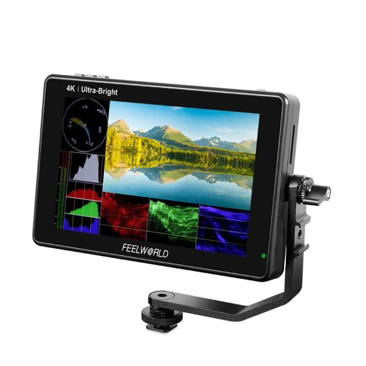 FEELWORLD LUT7 PRO Ecrã LCD 7 polegadas 1920x1200 HDMI 4K Destaque 2200Nits Monitor de Câmara Tátil, LUT7 PRO