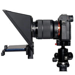 FEELWORLD TP2 Teleprompter Portátil com Controlo Remoto Bluetooth Anel Adaptador de Lente para Câmara SLR, TP2
