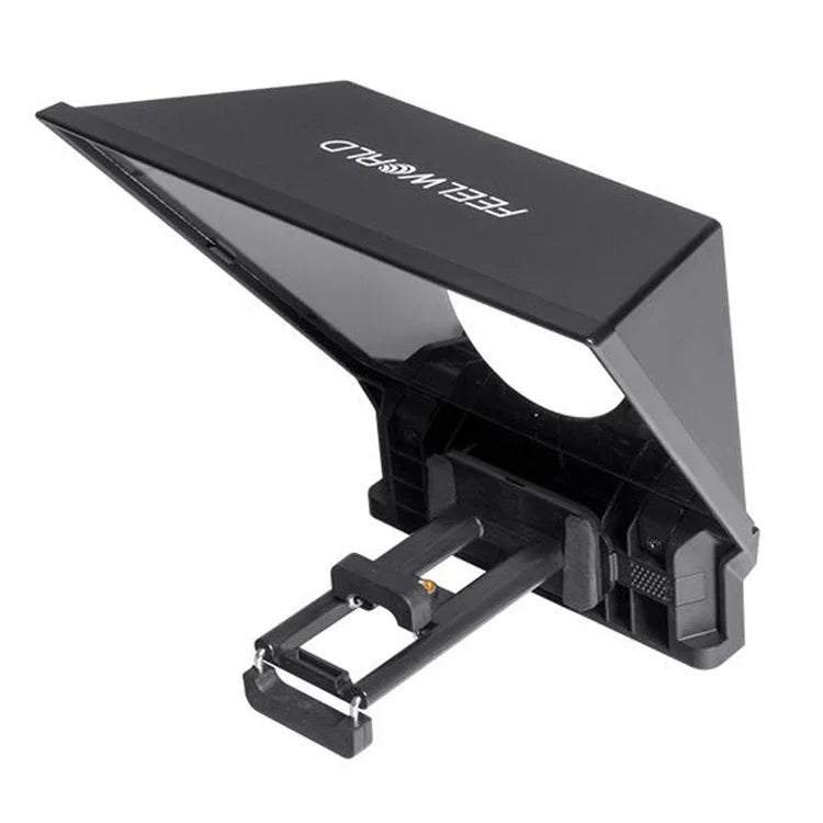 FEELWORLD TP2 Teleprompter Portátil com Controlo Remoto Bluetooth Anel Adaptador de Lente para Câmara SLR, TP2