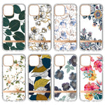 High Translucent Electroplating Flower Pattern TPU + PC Shockproof Case, For iPhone 12 mini, For iPhone 12 / 12 Pro, For iPhone 12 Pro Max, For iPhone 11, For iPhone 11 Pro, For iPhone 11 Pro Max
