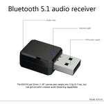 Adaptador USB Bluetooth 5.1 Receptor de Áudio KN318, KN318