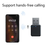 Adaptador USB Bluetooth 5.1 Receptor de Áudio KN318, KN318