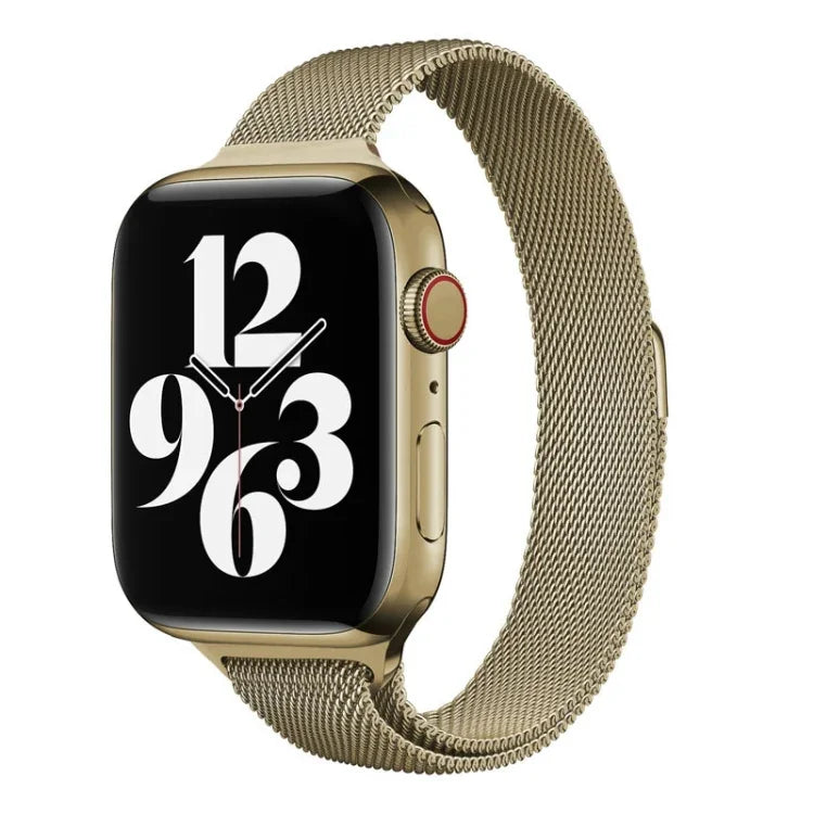 Correia de Substituição Milan Loopback para Cintura Pequena para Apple Watch Series, 7 41mm / 6 & SE & 5 & 4 40mm / 3 & 2 & 1 38mm, 7 45mm / 6 & SE & 5 & 4 44mm / 3 & 2 & 1 42mm