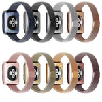Correia de Substituição Milan Loopback para Cintura Pequena para Apple Watch Series, 7 41mm / 6 & SE & 5 & 4 40mm / 3 & 2 & 1 38mm, 7 45mm / 6 & SE & 5 & 4 44mm / 3 & 2 & 1 42mm
