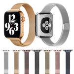 Correia de Substituição Milan Loopback para Cintura Pequena para Apple Watch Series, 7 41mm / 6 & SE & 5 & 4 40mm / 3 & 2 & 1 38mm, 7 45mm / 6 & SE & 5 & 4 44mm / 3 & 2 & 1 42mm