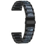 Correia de Substituição em Aço com Três Contas + Resina, Para Relógio Inteligente Samsung 20mm, Para Relógio Inteligente Samsung 22mm