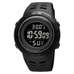 Relógio Eletrónico Luminoso Multifuncional SKMEI 1681 com Display Digital LED, Suporta Medição de Temperatura Corporal/Ambiental