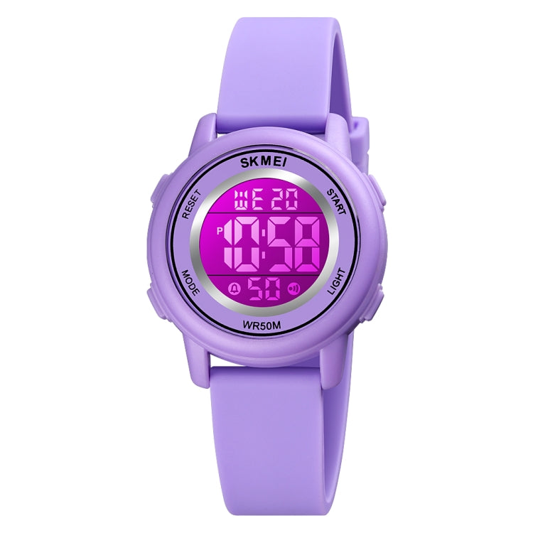 Relógio Eletrónico SKMEI 1721 com Mostrador Redondo Triplo, Display Digital LED Luminoso e Correia de Silicone