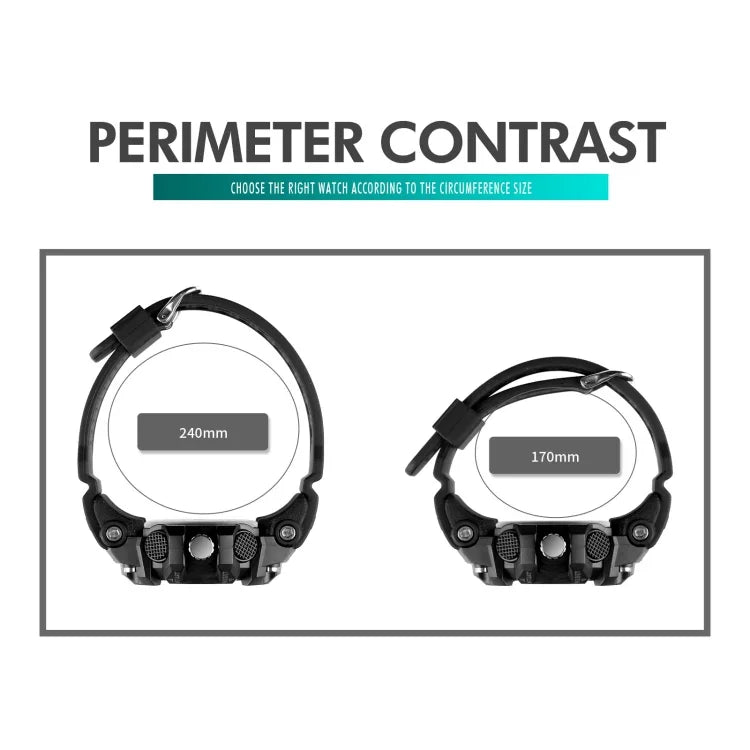 Relógio Eletrónico SKMEI 1725 com Três Horas, Display Digital LED Luminoso e Temporizador